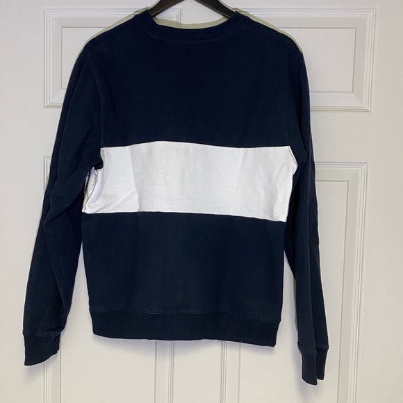 Brandy Melville navy crew neck with white thick stripe and “Georgetown” printed - Picture 2 of 3